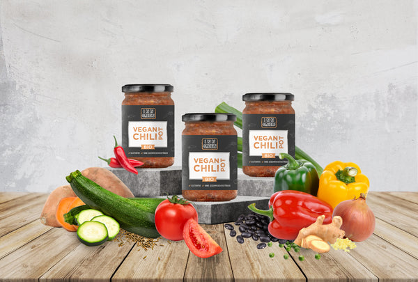 BIO CHILI POT VEGAN  - für deine Esstage - 6x Chili Pot Vegan