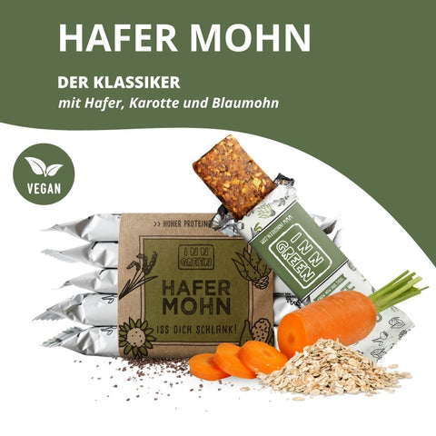 Hafer Mohn Riegel I 5er Pack
