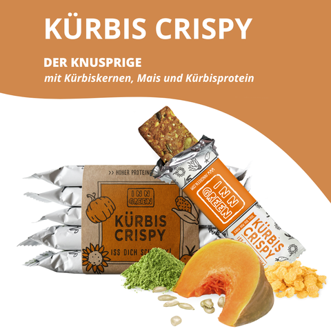Kürbis Crispy Riegel I 5er Pack